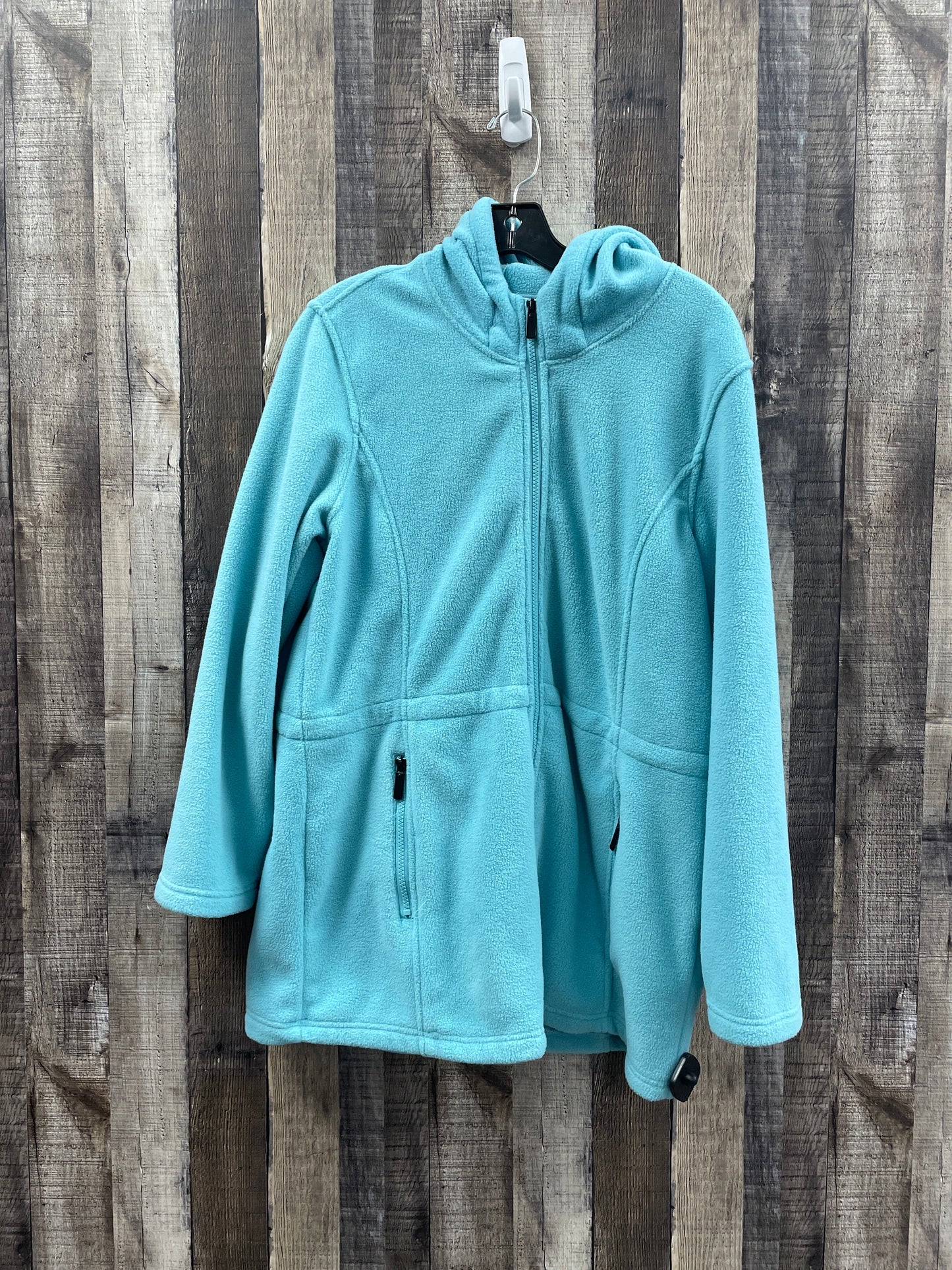 Jacket Fleece By Coldwater Creek In Blue, Size: Petite   S