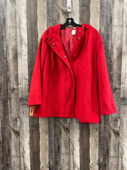 Coat Other By J. Jill In Red, Size: Petite  M