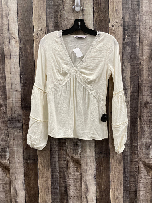 Top Long Sleeve By So In Cream, Size: S