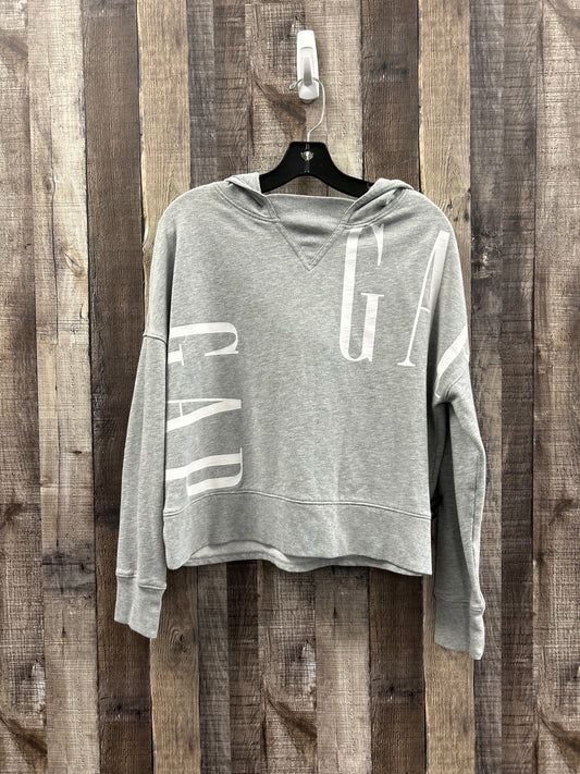 Sweatshirt Hoodie By Gap In Grey, Size: S