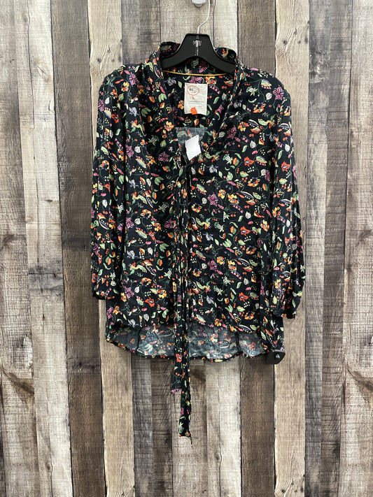 Top Long Sleeve By Anthropologie In Multi-colored, Size: S