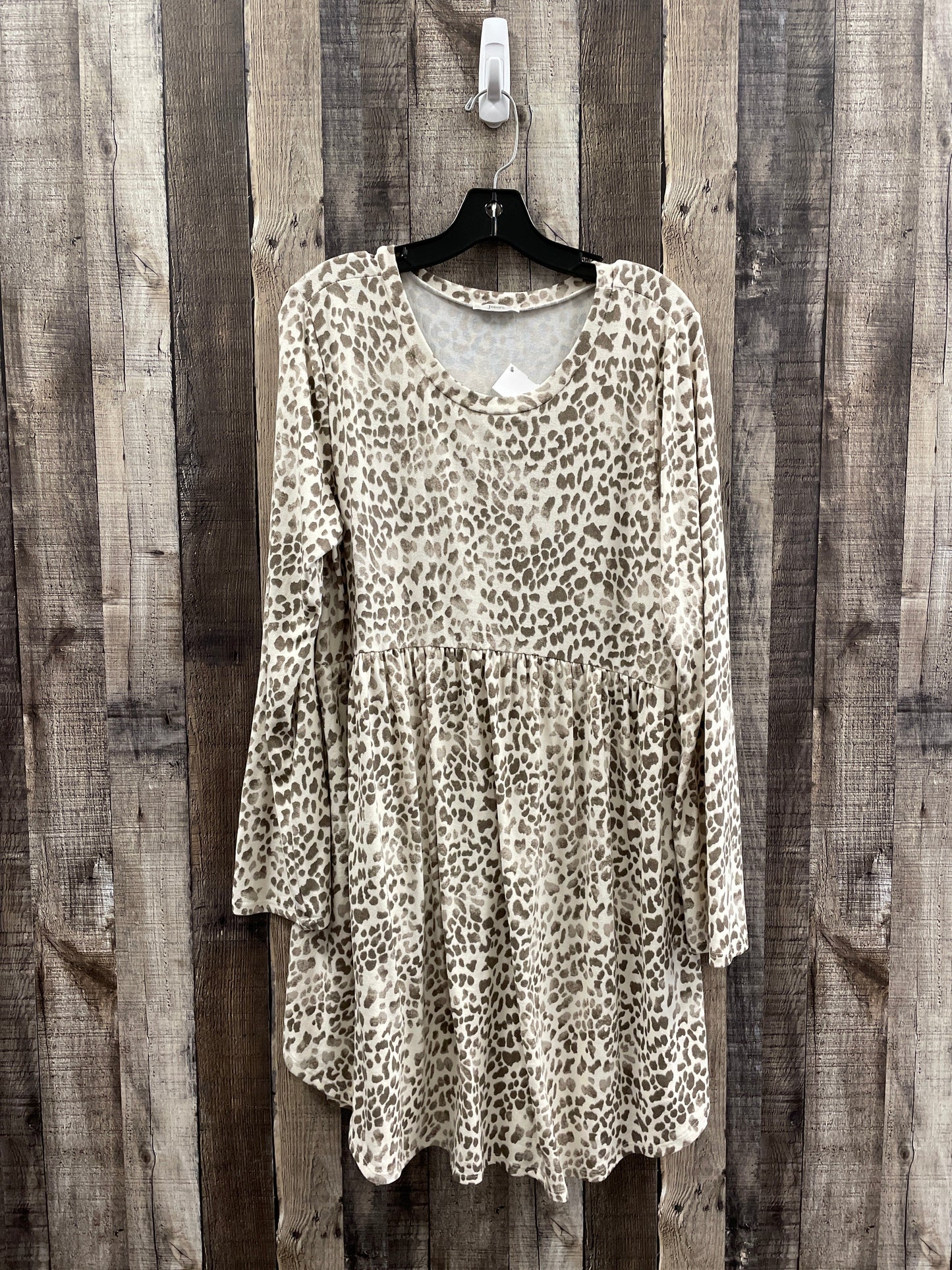 Dress Casual Midi By Jodifl In Animal Print, Size: L