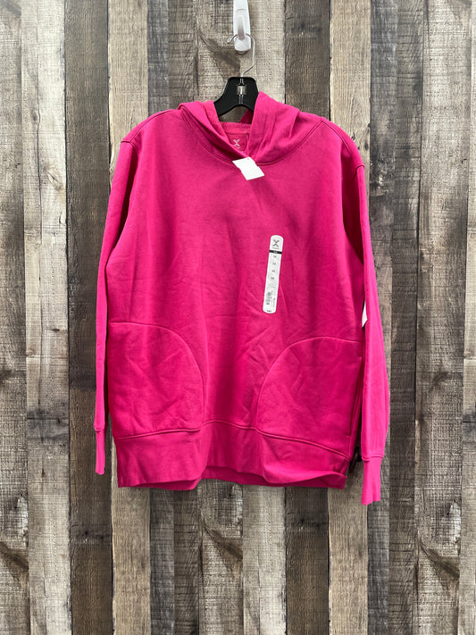 Athletic Sweatshirt Hoodie By Xersion In Pink, Size: M