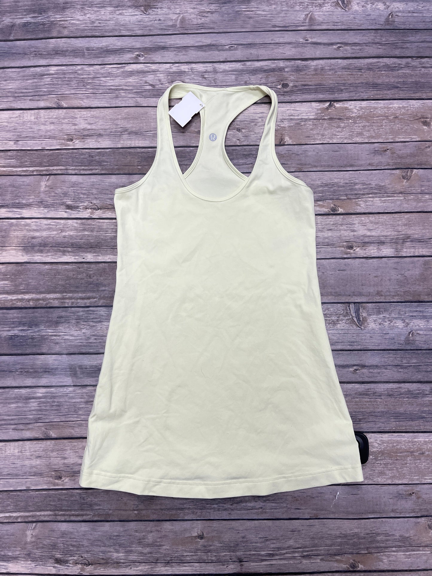 Athletic Tank Top By Lululemon In Yellow, Size: S