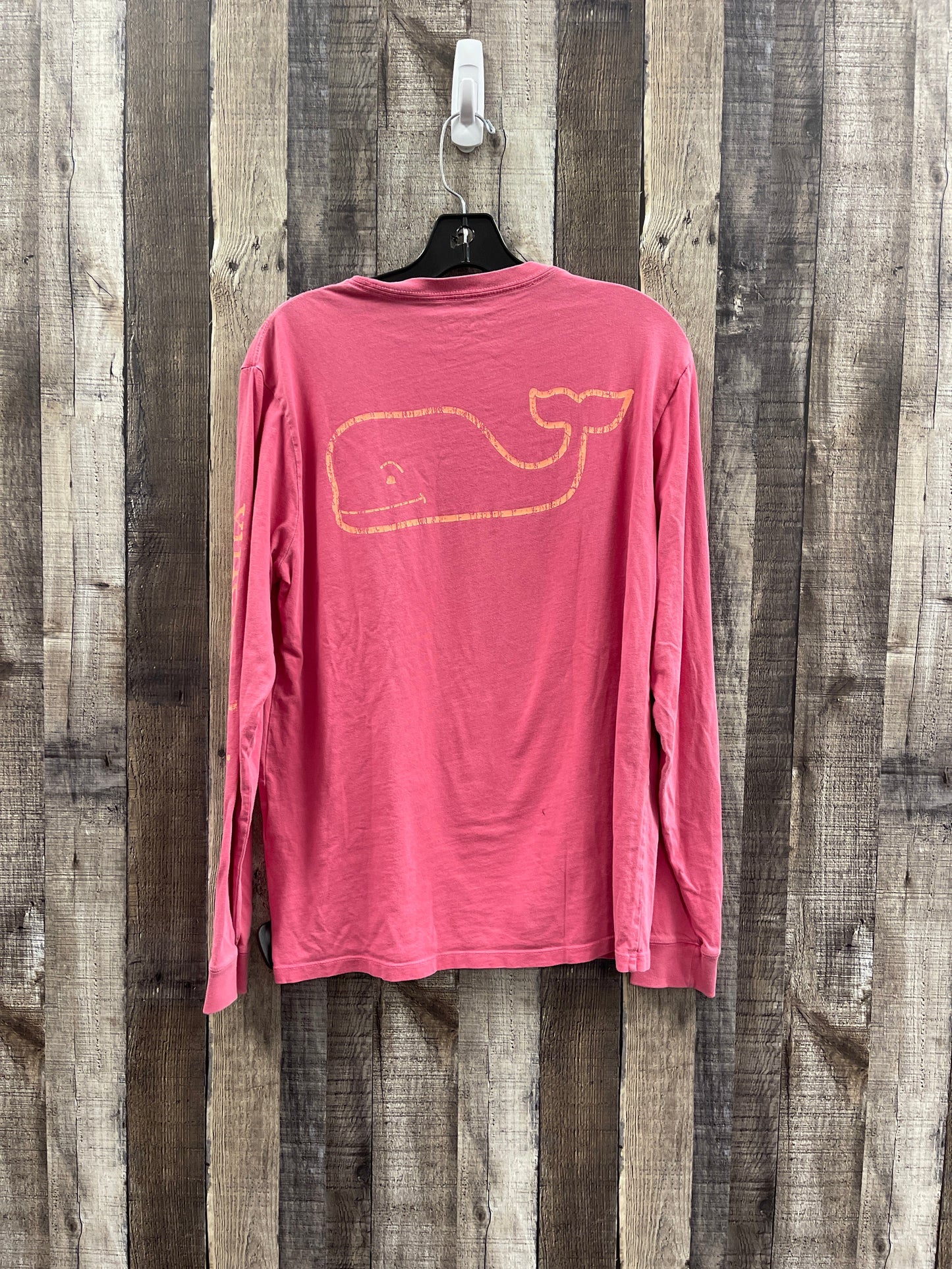 Top Long Sleeve By Vineyard Vines In Pink, Size: S