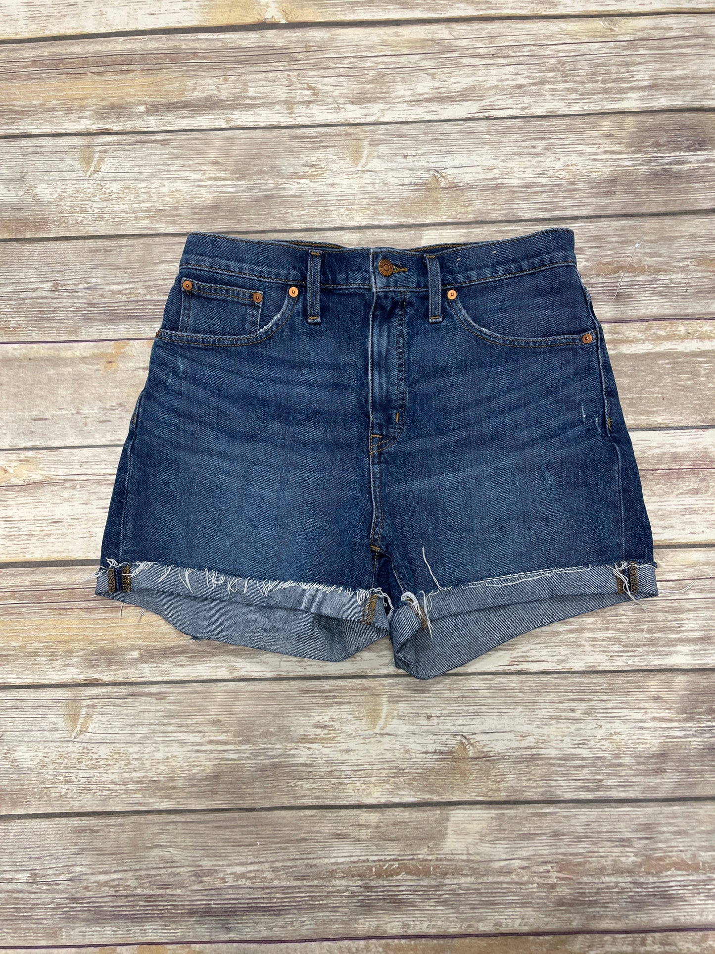 Shorts By Madewell In Blue Denim, Size: 8