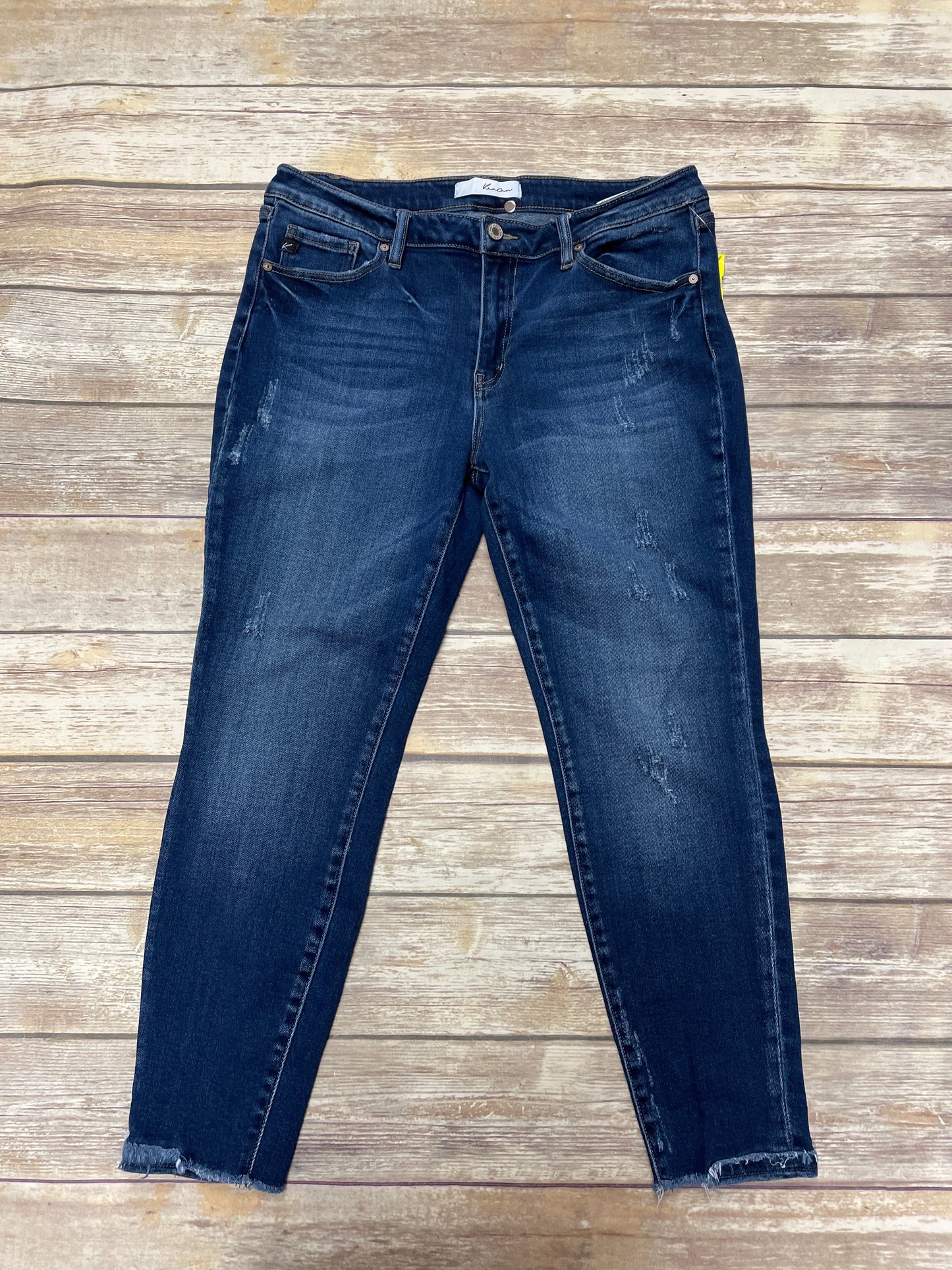 Jeans Skinny By Kancan In Blue Denim, Size: 14(15/31)