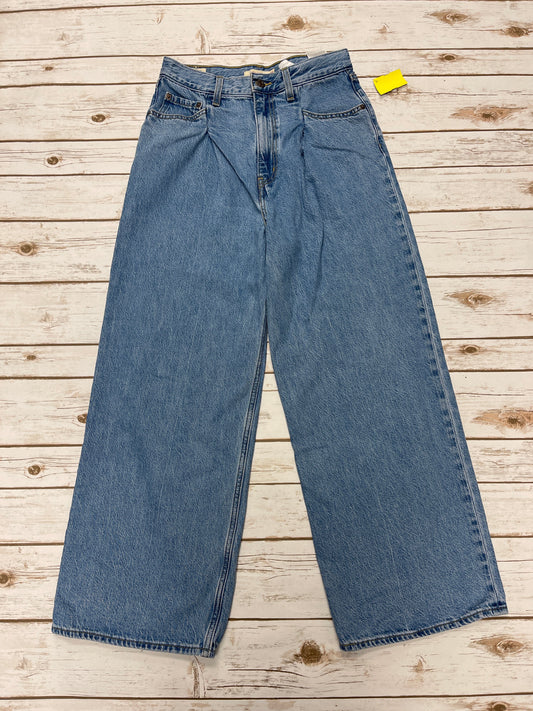 Jeans Wide Leg By Levis In Blue Denim, Size: 6