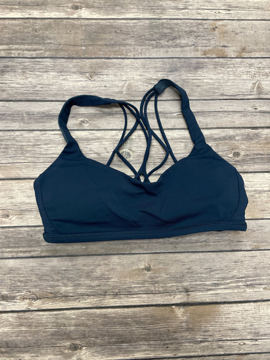 Athletic Bra By Lululemon In Navy, Size: 6