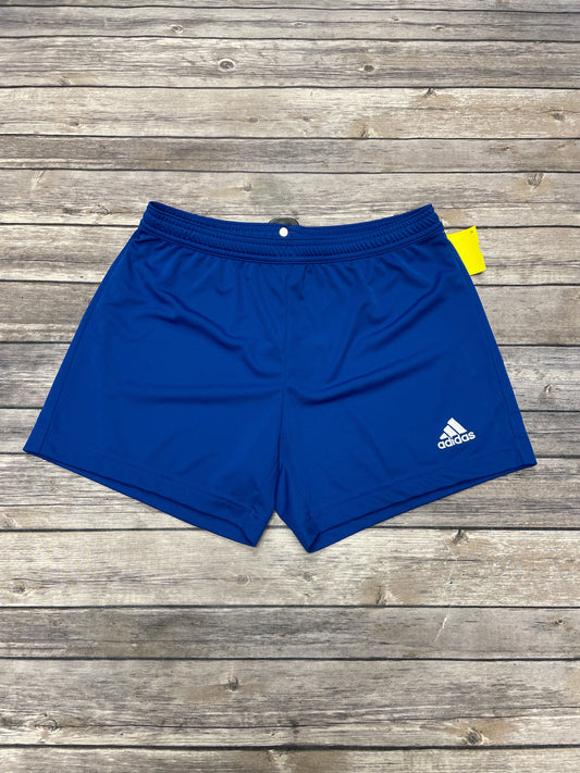 Athletic Shorts By Adidas In Blue, Size: S