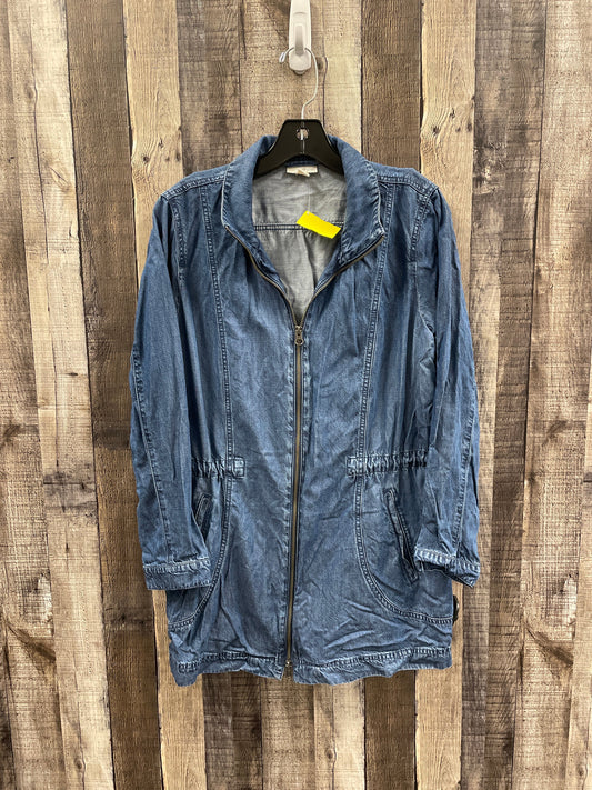 Jacket Denim By J. Jill In Blue Denim, Size: M