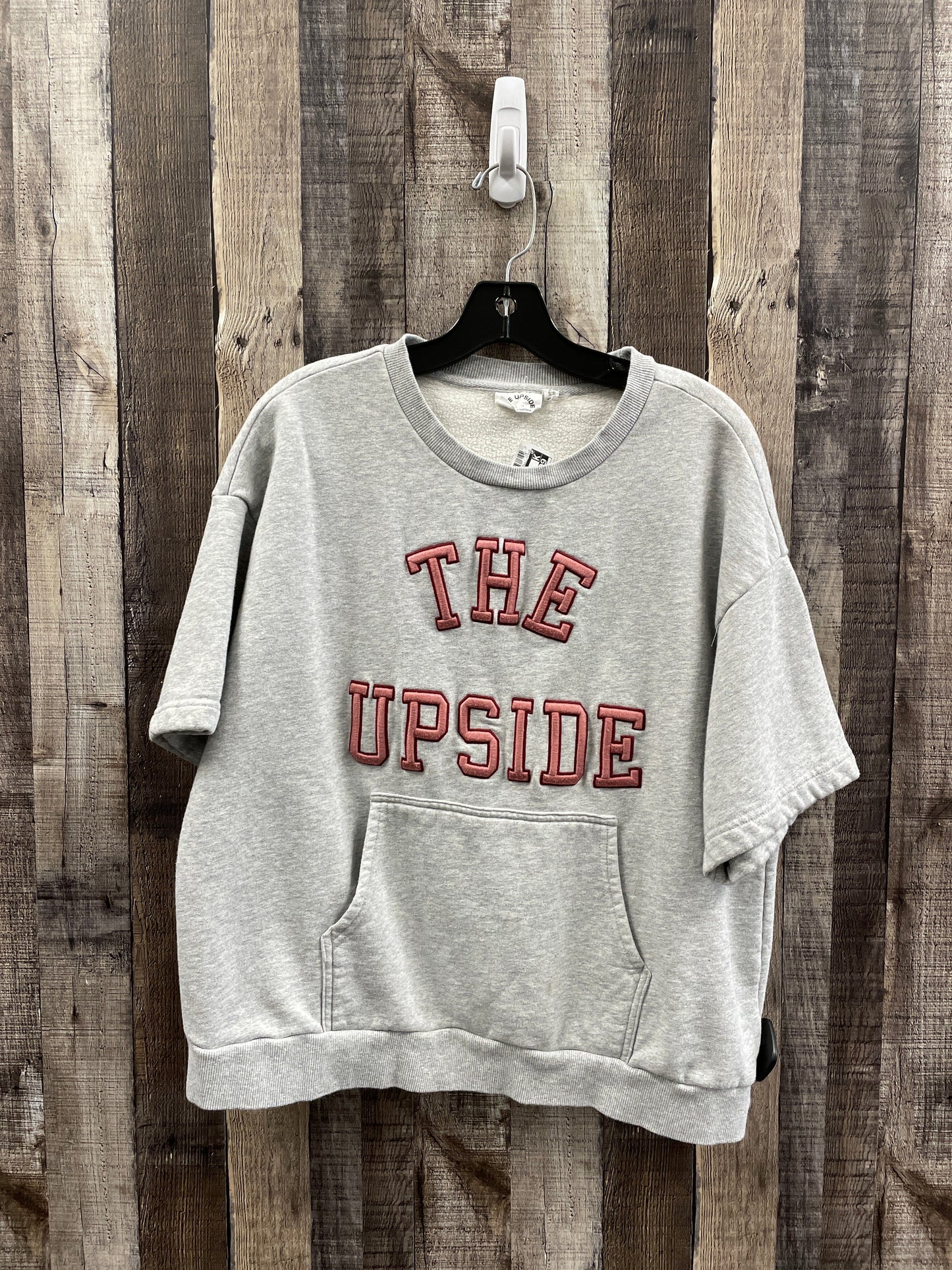 Sweatshirt Crewneck By The Upside In Grey, Size: S