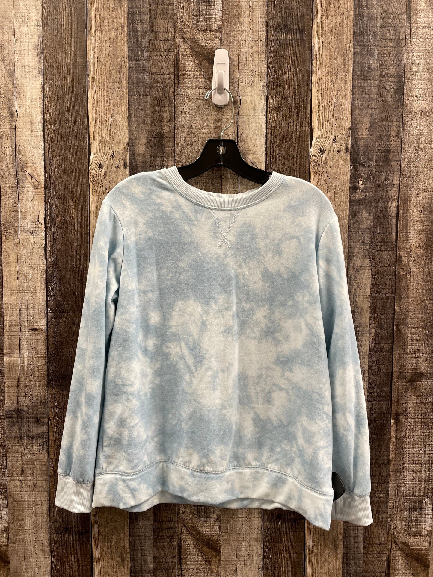 Sweatshirt Crewneck By Stars Above In Tie Dye Print, Size: M