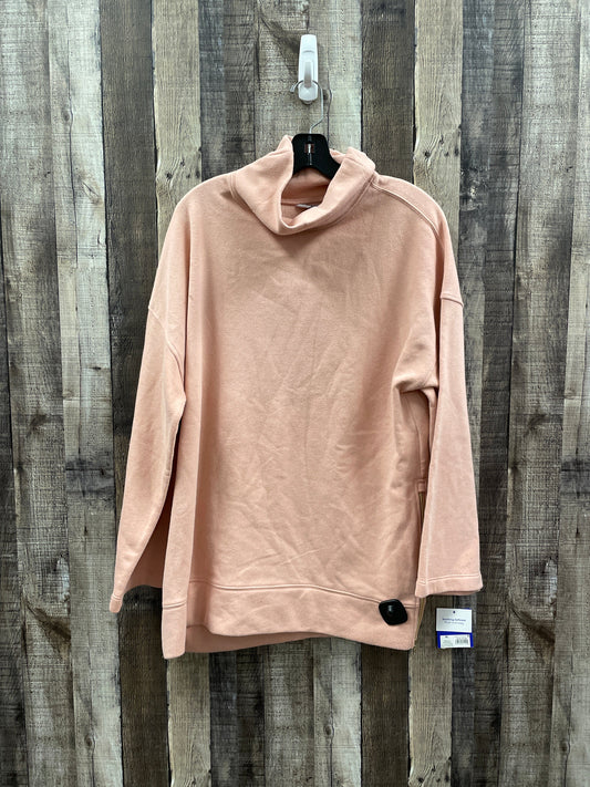 Athletic Sweatshirt Collar By Joy Lab In Peach, Size: Xl