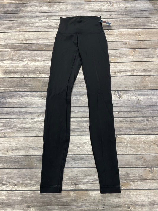 Athletic Leggings By Lululemon In Black, Size: 0