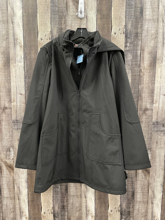 Coat Parka By Tek Gear In Black, Size: L