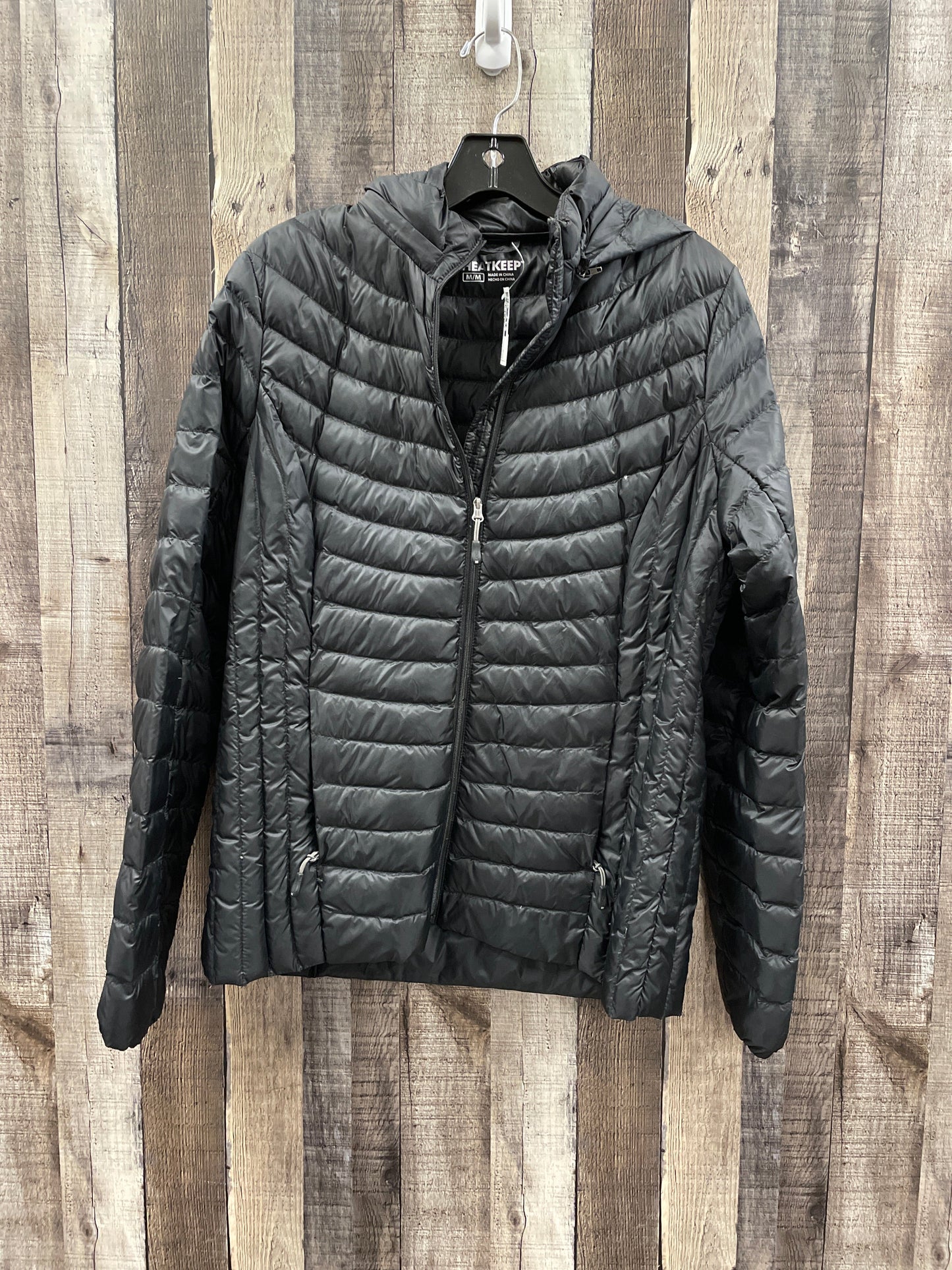 Jacket Puffer & Quilted By Cme In Black, Size: M