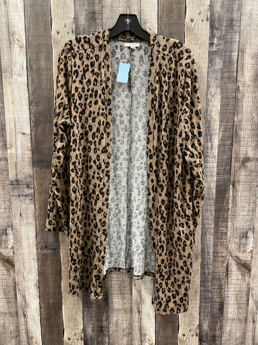 Cardigan By Maurices In Animal Print, Size: M