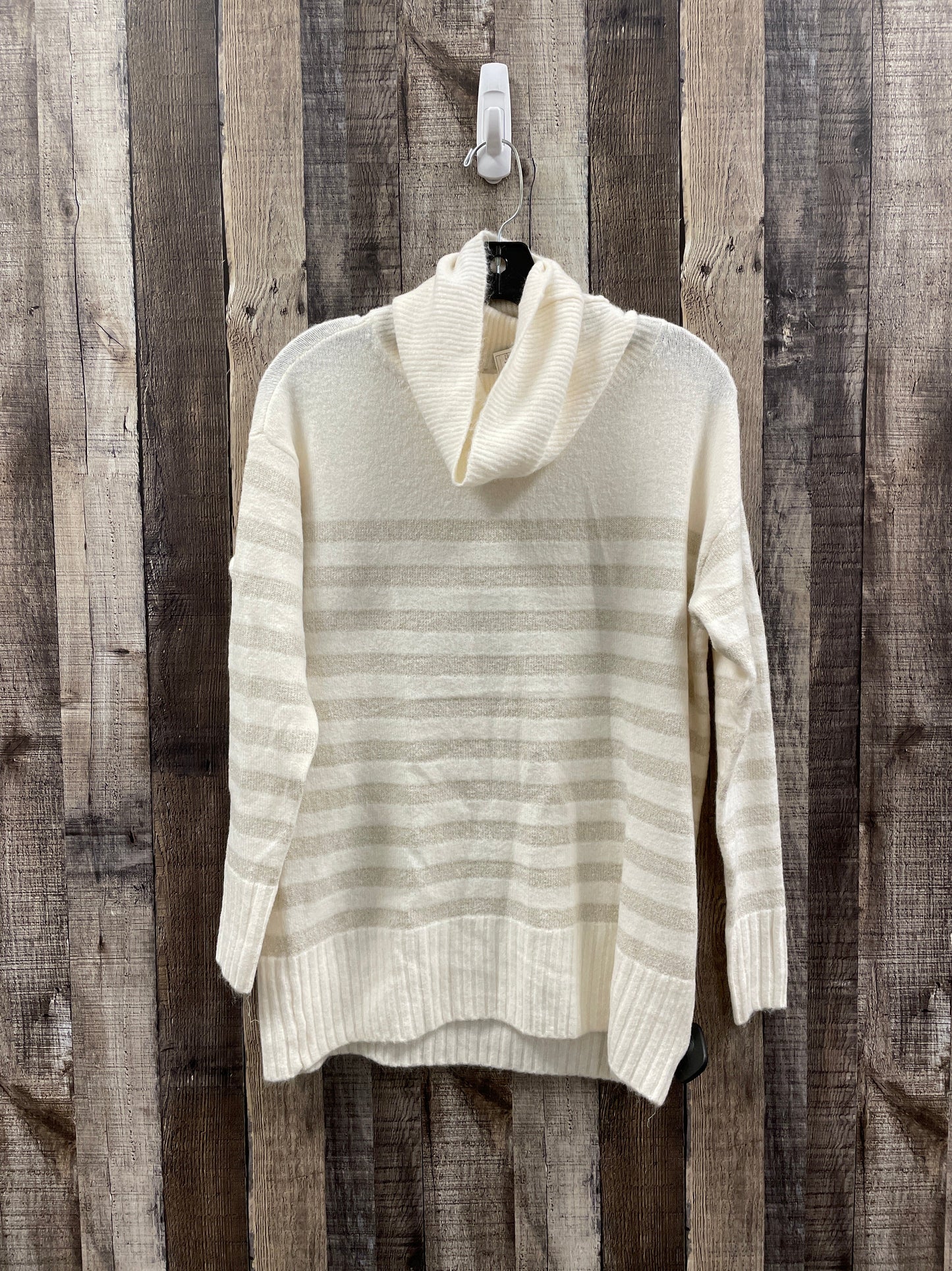 Sweater By Loft In Striped Pattern, Size: Xs