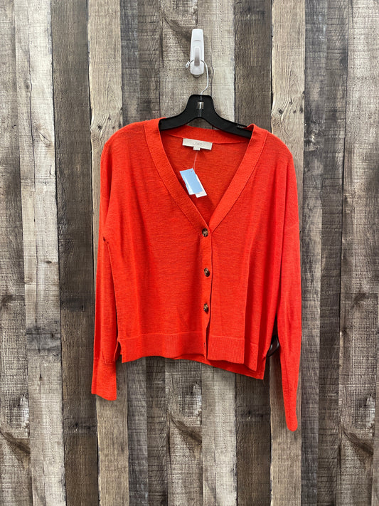 Cardigan By Loft In Orange, Size: S