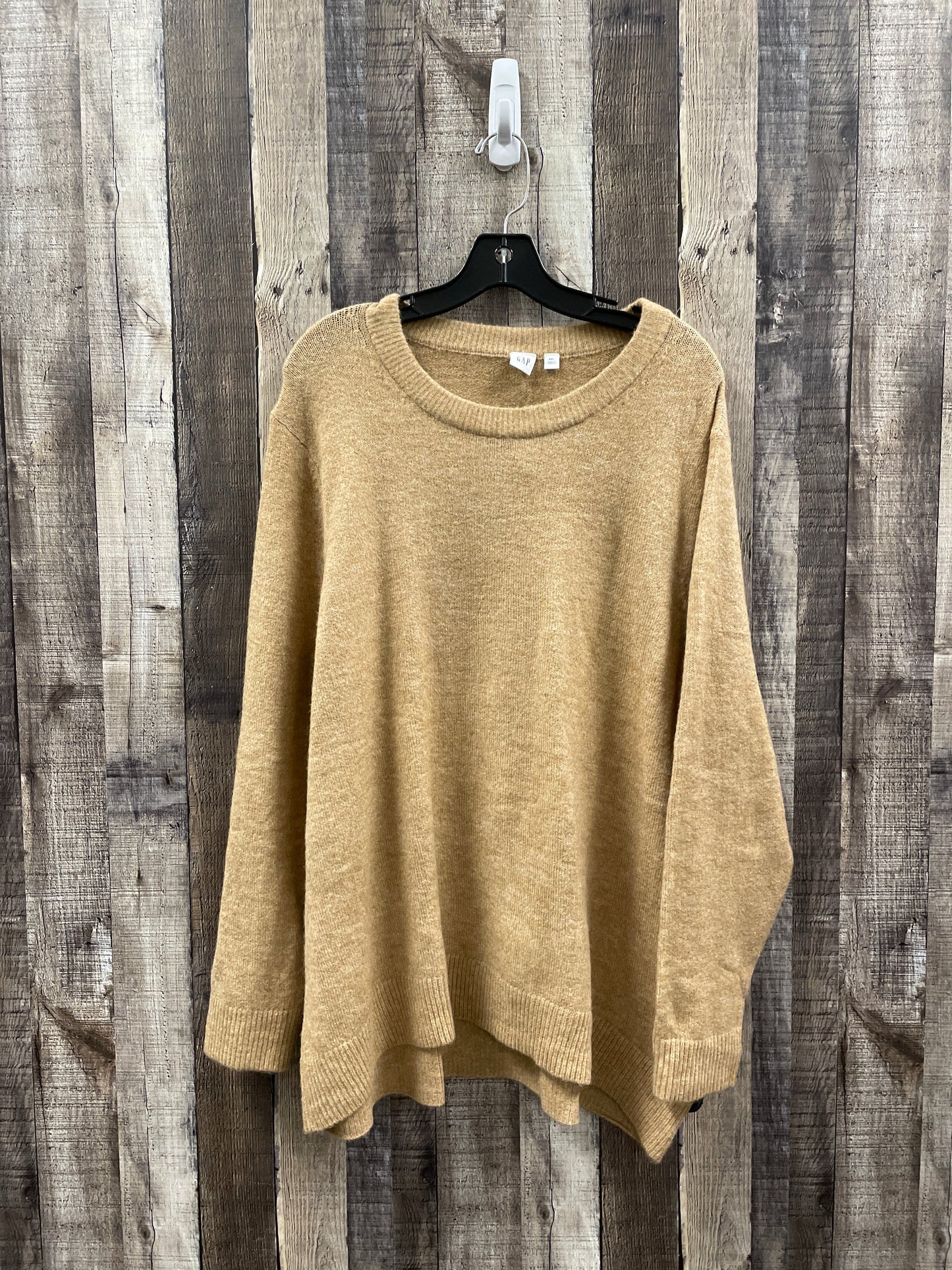 Sweater By Gap In Tan, Size: Xxl