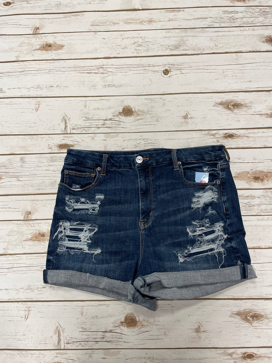 Shorts By American Eagle In Blue Denim, Size: 16