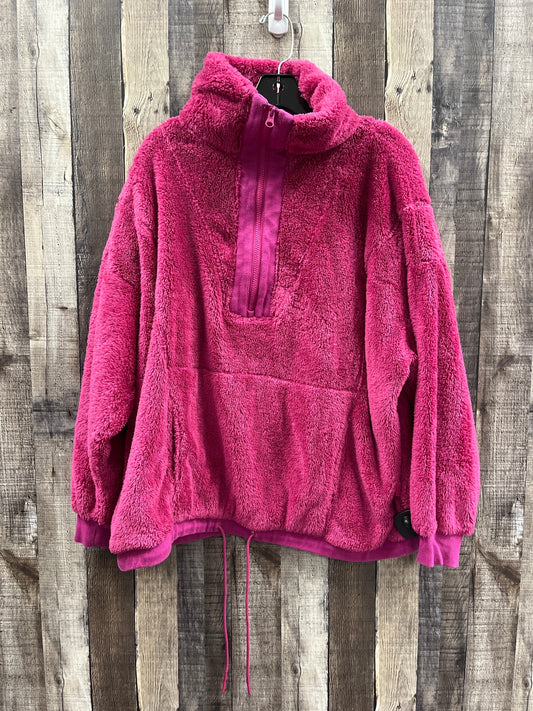 Jacket Fleece By Joy Lab In Pink, Size: L