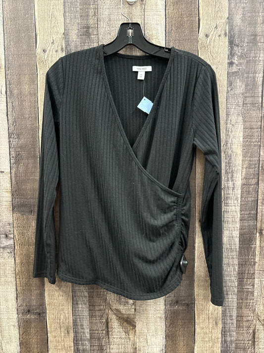 Top Long Sleeve By Nine West In Black, Size: M