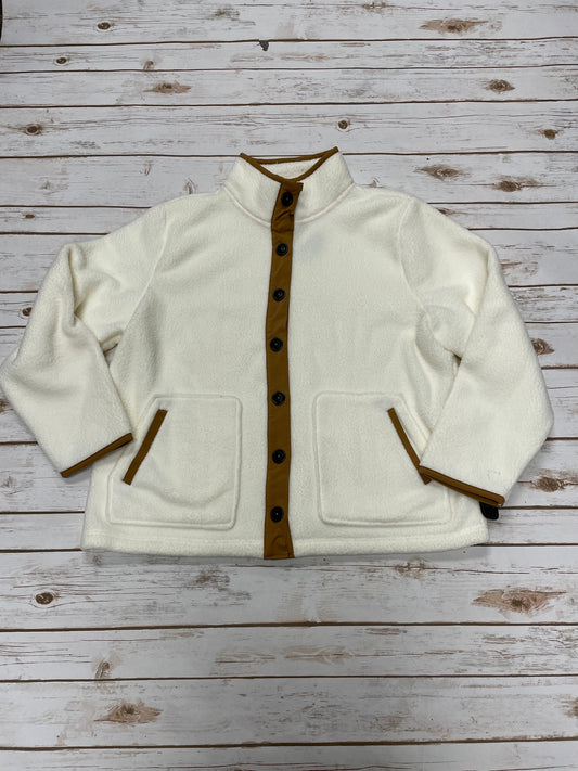 Jacket Fleece By Croft And Barrow In Cream, Size: Xl