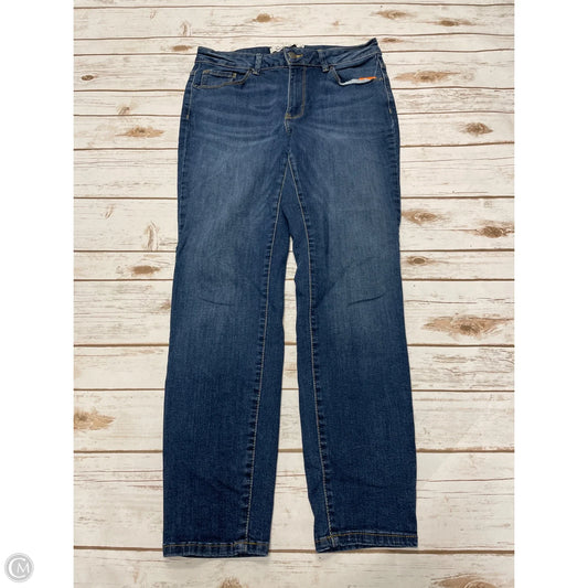Jeans Skinny By Target In Blue Denim, Size: 14