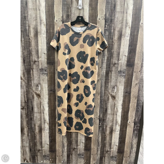 Dress Casual Maxi By Mudpie In Animal Print, Size: S