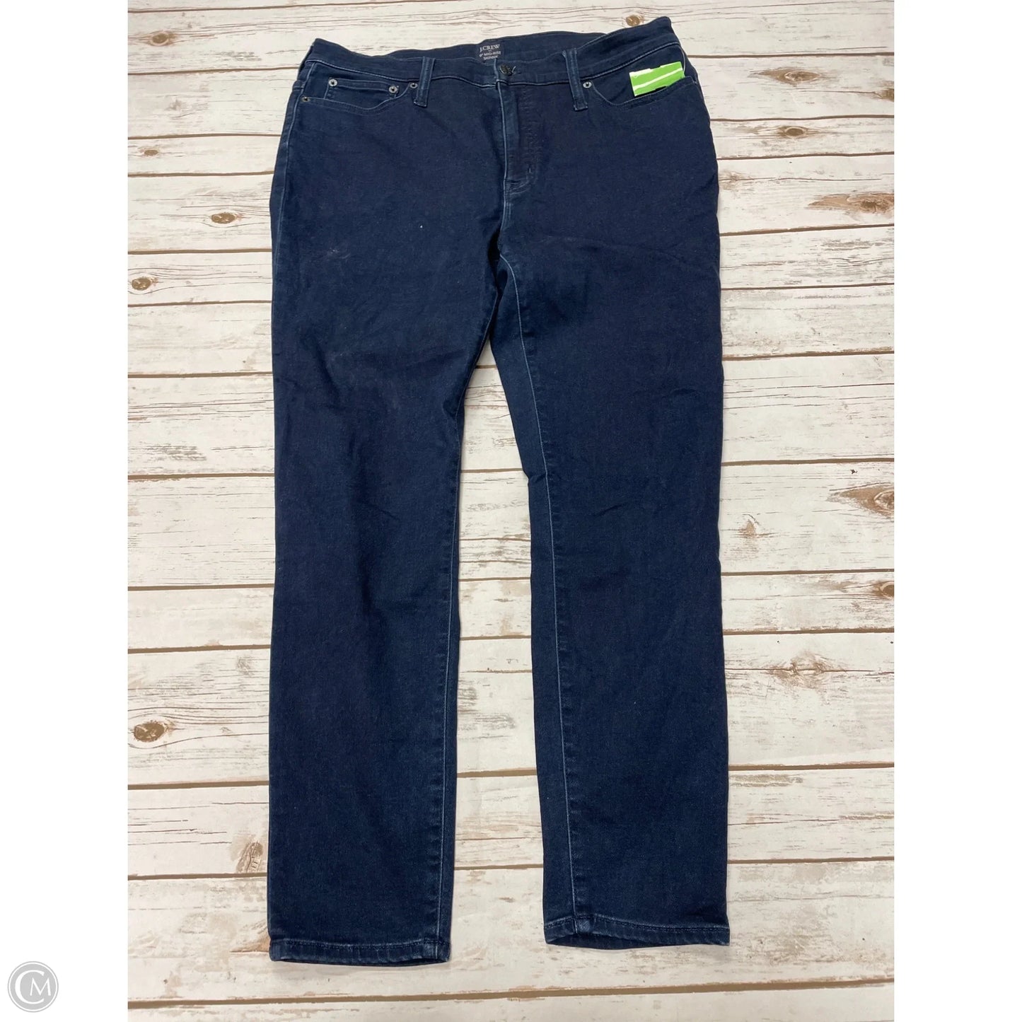 Jeans Skinny By J. Crew In Blue Denim, Size: 16