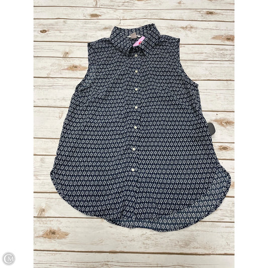 Top Sleeveless By H&m In Blue, Size: Xs