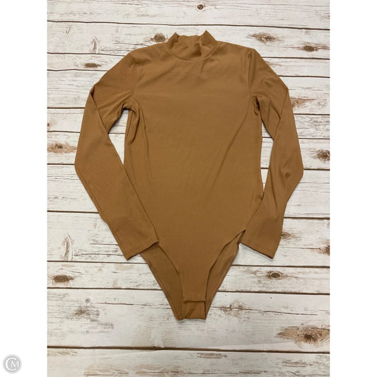 Bodysuit By H&m In Tan, Size: S