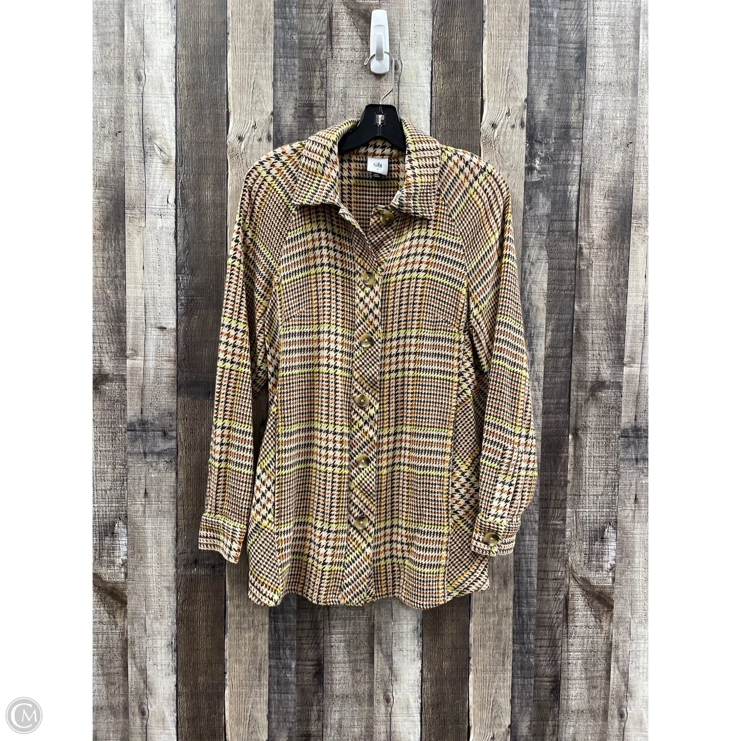 Jacket Shirt By Cabi In Multi-colored, Size: S