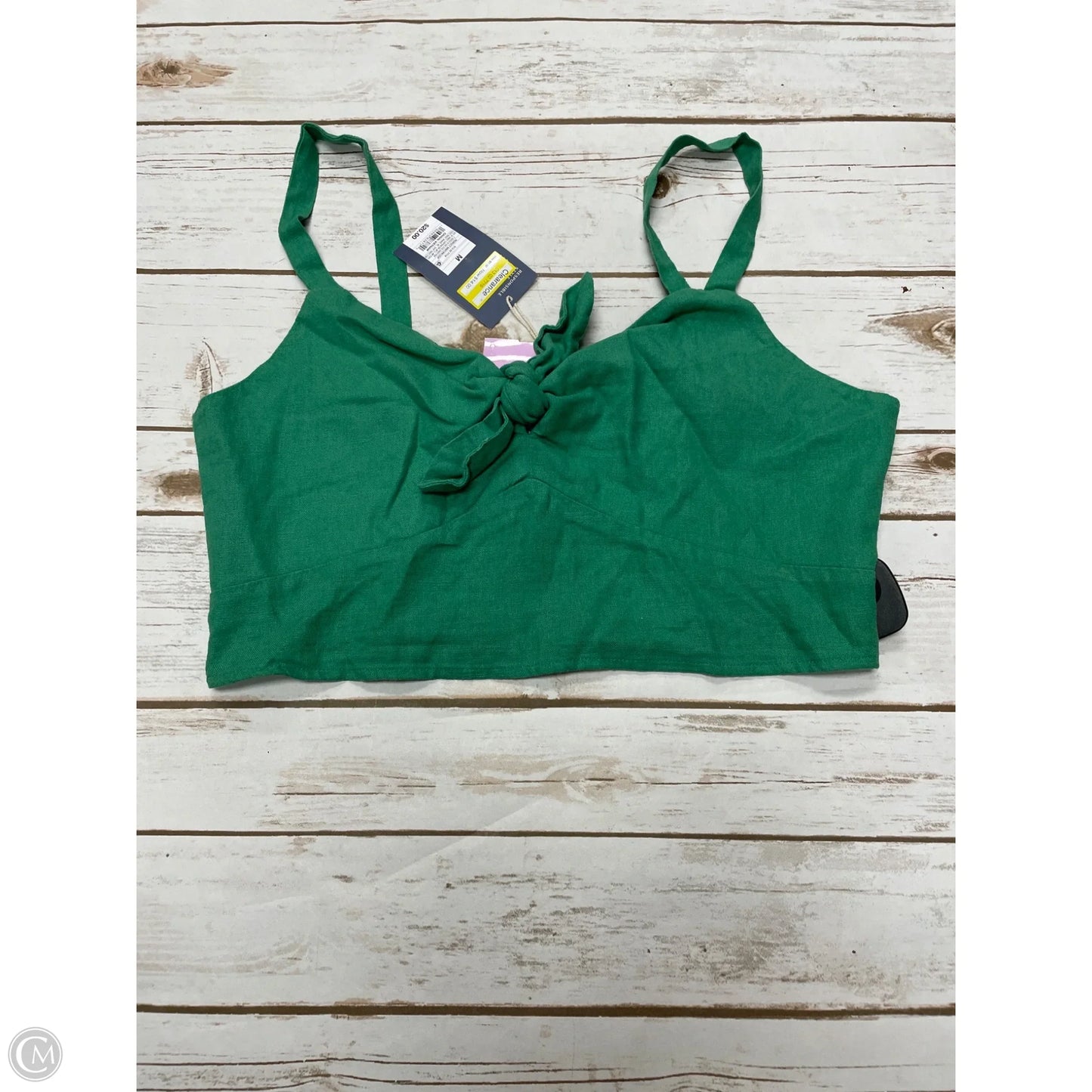 Top Sleeveless By Universal Thread In Green, Size: M