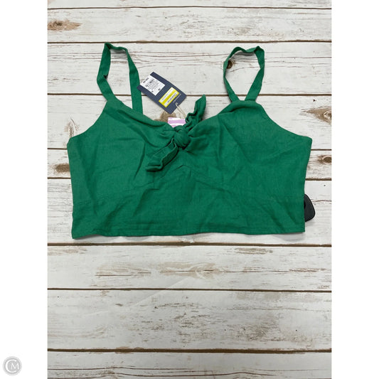 Top Sleeveless By Universal Thread In Green, Size: M