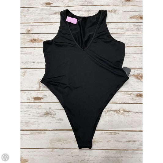 Top Sleeveless Basic By Shein In Black, Size: 1x