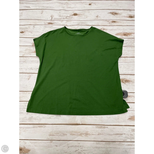 Top Short Sleeve By J. Jill In Green, Size: Xs