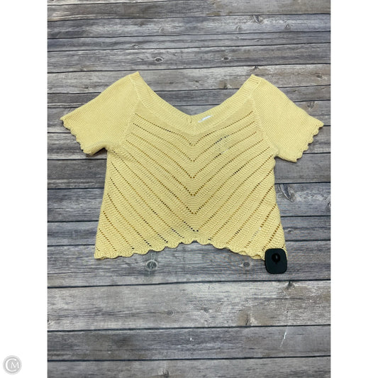 Sweater By Lush In Gold, Size: S
