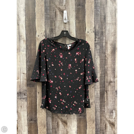 Top Short Sleeve By Elle In Multi-colored, Size: S