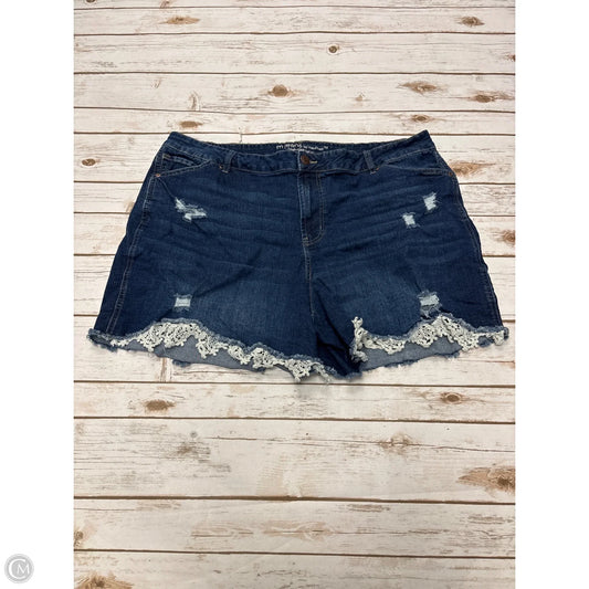 Shorts By Maurices In Blue Denim, Size: 24