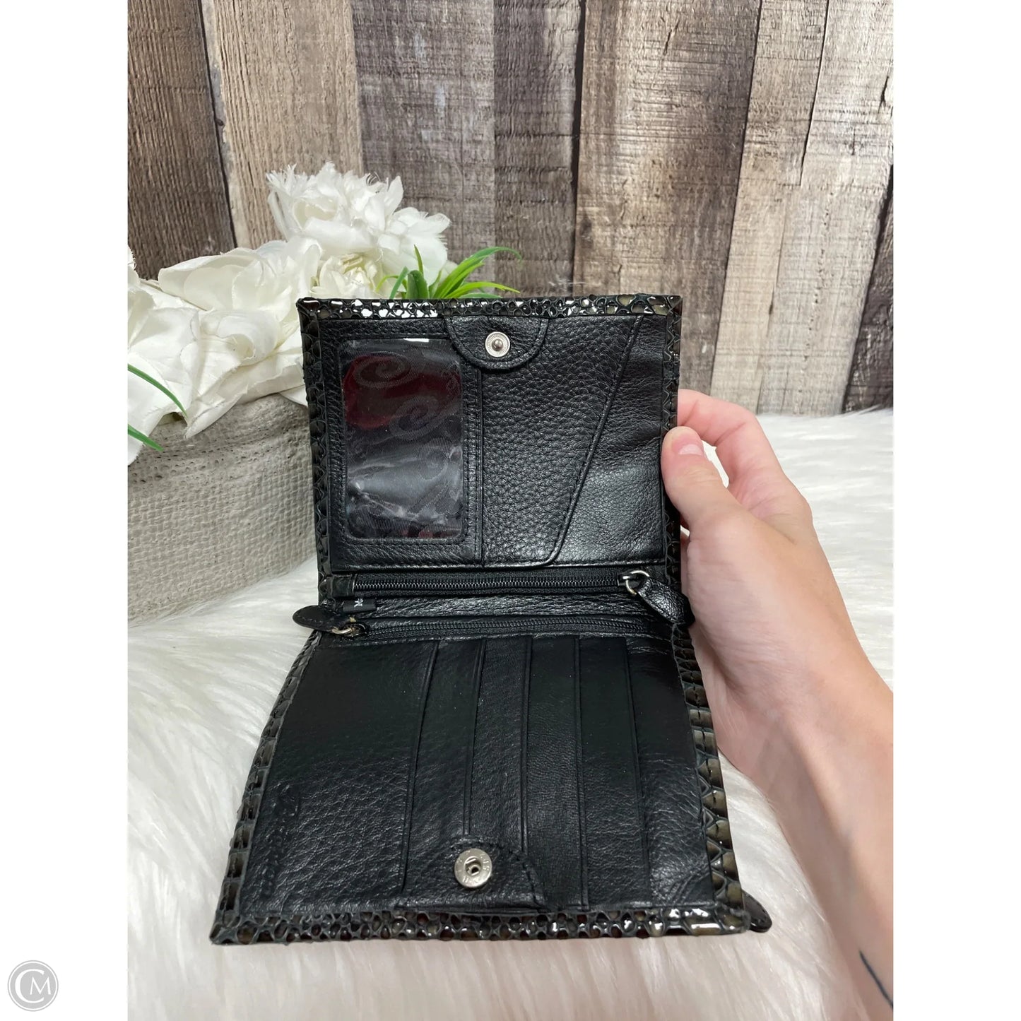 Wallet Leather By Brighton, Size: Medium