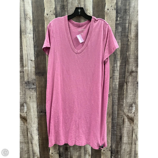 Dress Casual Midi By Universal Thread In Pink, Size: L