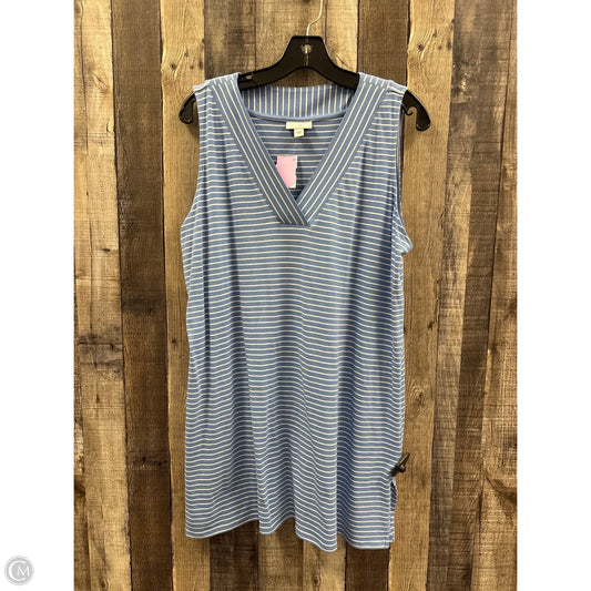 Tunic Sleeveless By J. Jill In Striped Pattern, Size: L