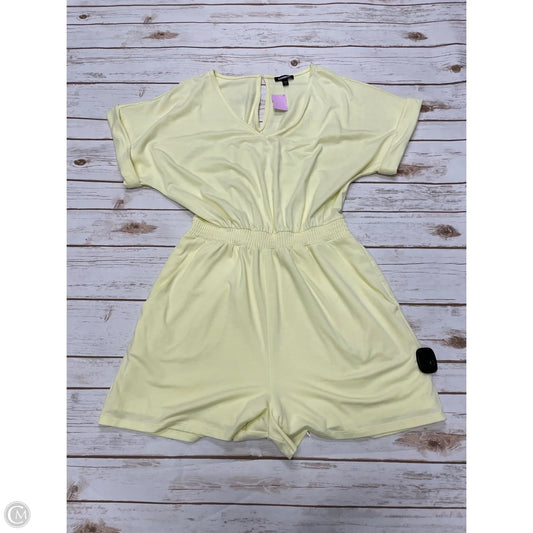 Romper By Express In Yellow, Size: M
