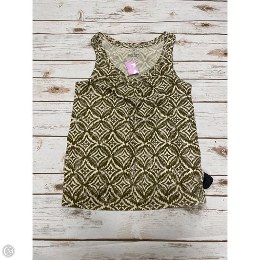 Top Sleeveless By Sonoma In Tan, Size: Xs