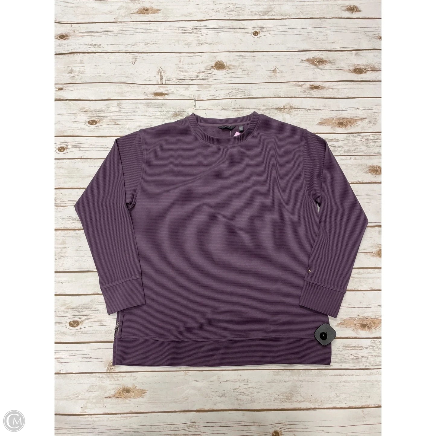 Athletic Top Long Sleeve Crewneck By Danskin In Purple, Size: S