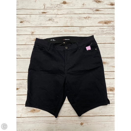 Shorts By Liz Claiborne In Blue Denim, Size: 18