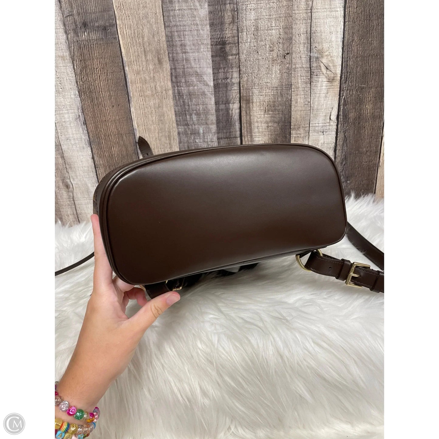 Backpack Luxury Designer By Louis Vuitton, Size: Medium